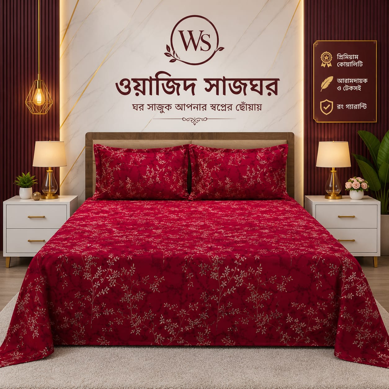 premium twill bed sheet code 3020